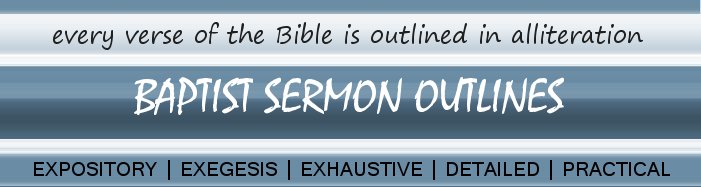 Baptist Sermon Outlines